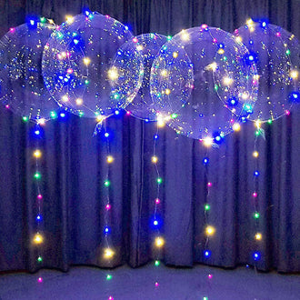 10 pezzi - Palloncino Bobo illuminato a LED