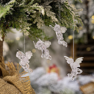 4 Pcs - Christmas Angel Hanging Ornament