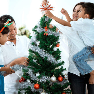 16.4 Ft Sparkling Christmas Tinsel Garland