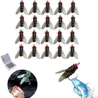 20 Pcs - Bionic Fly Fishing Bait