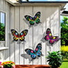 4 Pcs - Metal Butterfly Wall Decor