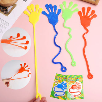 4 pièces - Jouet à main collant extensible