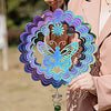 3D Butterfly Wind Spinner