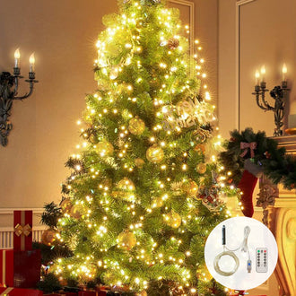6.56 ft 20 Strands LED Waterfall Christmas Tree Light