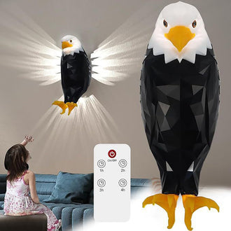 Rechargeable Bald Eagle Wall Light with Remote