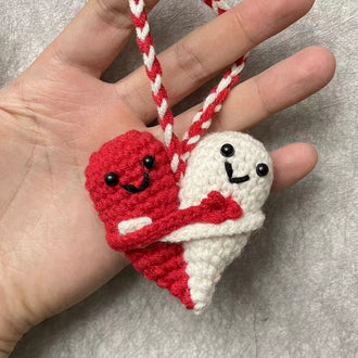 Handmade Crochet Hug Heart Ornament