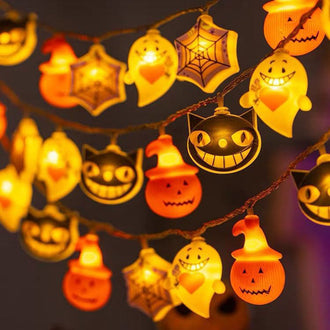Guirlande lumineuse d'Halloween à 20 DEL de 9,84 pi