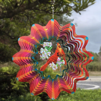 Cardinal Wind Spinner