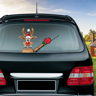 Christmas Car Rear Windshield Wiper Decoration
