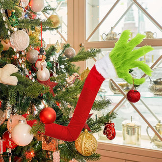 Christmas Green Monster Arm Decoration