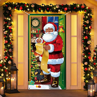 Christmas Santa Claus Door Cover