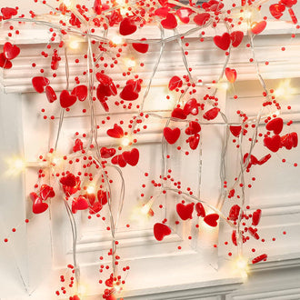 9.84ft Romantic Heart Garland Light