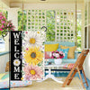Daisy Flower Welcome Garden Flag