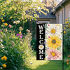 Daisy Flower Welcome Garden Flag