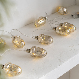 Premium Hand Made Festive Glass Ornament String Light