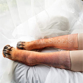 Grappige dierenpootsokken