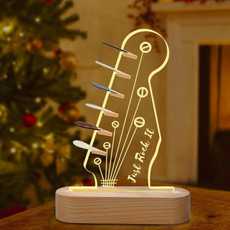 Light Up Guitar Pick Holder