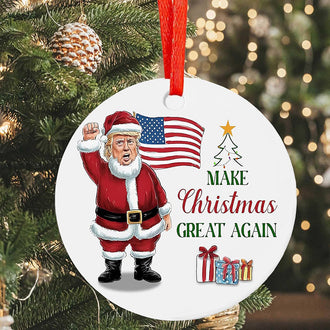 Make Christmas Great Again Hanging Ornament