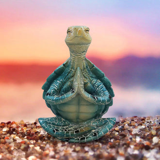 Meditating Turtle Garden Decor