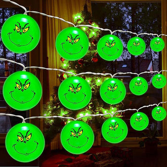 Naughty Christmas Led Globe String Light