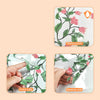 Elegant Floral Vine Window Cling