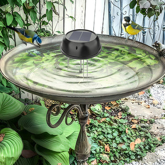 Solar Powered Bird Bath Water Wiggler