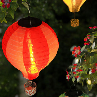 Solar Powered Hot Air Balloon Lantern
