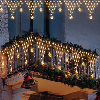 Solar Powered LED Starry Net Light