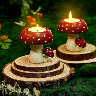 Mushroom Tealight Candle Holder