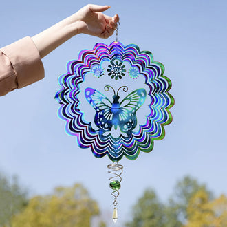 3D Butterfly Wind Spinner
