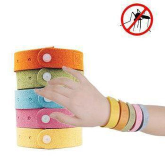 Braccialetti repellenti per zanzare (striscia regolabile per adulti e bambini) (4 pezzi)