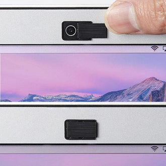 2 Stelt webcambeveiligingsschuifregelaar in - Voorkom dat u wordt bespioneerd