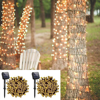 2 Pack - XMAS Solar-Powered LED Fairy Lights