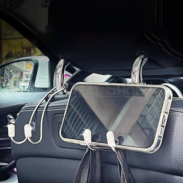 2 Pcs - Bling Car Headrest Hook-Next Deal Shop-Next Deal Shop