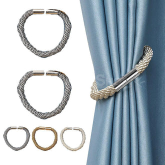 2 pièces - Embrasses de rideaux magnétiques