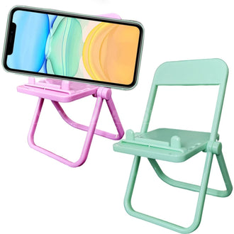 2 stuks veelzijdige opvouwbare stoel mobiele telefoonstandaard