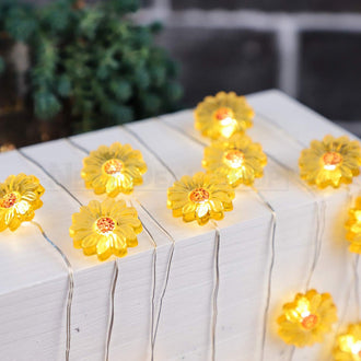 Guirlande lumineuse féerique tournesol à 20 LED