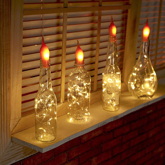 Luce a fiamma in filo di rame