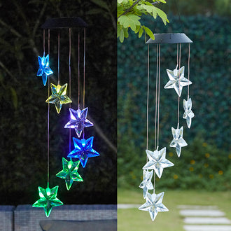 Luci stellari pendenti ad energia solare