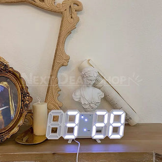 3D LED Digital Wall Clock