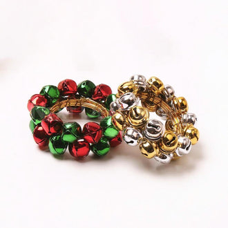 4 Pack - Jingle Bell Festive Napkin Set