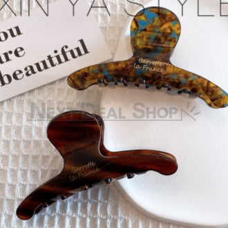 Minimalistische acetaat haarklauw