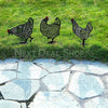 5 Pcs - Chicken Family Garden Silhouette Yard Stake-Next Deal Shop-Next Deal Shop