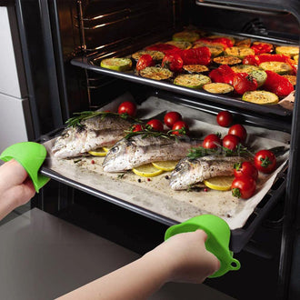 2 Packs - Silicone Heat insulation Mini Gloves