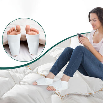 2 stuks - Castor Oil Pack Wrap voor enkel