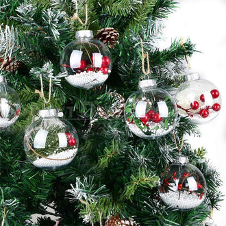 8 stuks DIY invulbare ornamenten (diameter 2,36 inch)