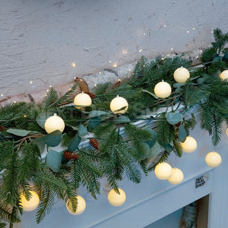 Confezione da 9 ornamenti LED festivi