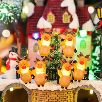 Stringa natalizia a LED con renna da 9,84 piedi