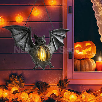 Decorazione da appendere a pipistrello incandescente di Halloween
