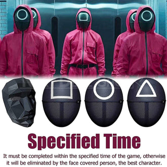 Masque facial de jeu de calmar d’Halloween